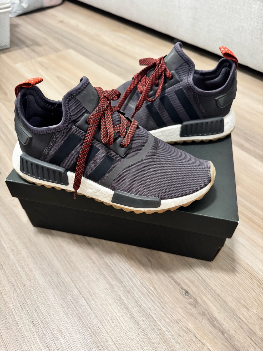 adidas NMD_R1 Trail Shoes in “Utility Black” Women’s size 8